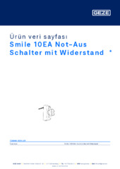 Smile 10EA Not-Aus Schalter mit Widerstand  * Ürün veri sayfası TR