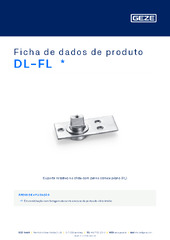DL-FL  * Ficha de dados de produto PT