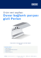 Duvar bağlantı parçası gizli Perlan Ürün veri sayfası TR