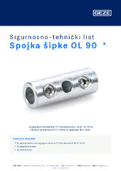 Spojka šipke OL 90  * Sigurnosno-tehnički list HR