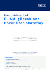 E-ISM-glideskinne Boxer liten skåtefløy Produktdatablad NB