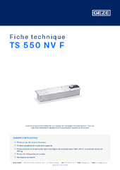 TS 550 NV F Fiche technique FR