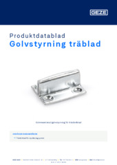 Golvstyrning träblad Produktdatablad SV