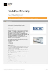 Produktdeklaration (LEED, DGNB, EPD) DE (2152063)