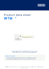 WTM  * Product data sheet EN