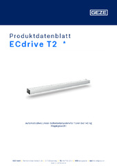 ECdrive T2  * Produktdatenblatt DE