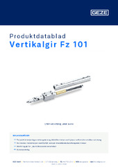 Vertikalgir Fz 101 Produktdatablad NB