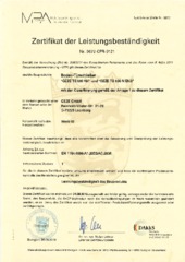 Zertifikat DE (758690)