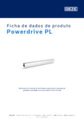 Powerdrive PL Ficha de dados de produto PT