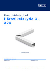 Hörnvikelskydd OL 320 Produktdatablad SV
