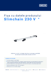 Slimchain 230 V  * Fișa cu datele produsului RO