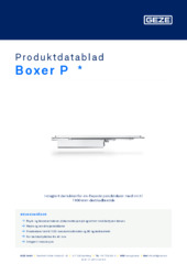 Boxer P  * Produktdatablad NB