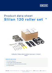Slilan 120 roller set  * Product data sheet EN