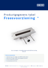 Freesvoorziening  * Productgegevens tabel NL