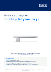 T-stop kayma rayı Ürün veri sayfası TR