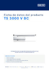 TS 3000 V BC Ficha de datos del producto ES