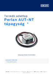 Perlan AUT-NT tápegység  * Termék adatlap HU