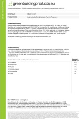 Produktdeklaration (LEED, DGNB, EPD) DE (660995)