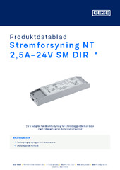 Strømforsyning NT 2,5A-24V SM DIR  * Produktdatablad NB