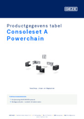 Consoleset A Powerchain Productgegevens tabel NL