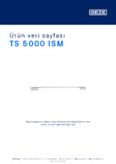TS 5000 ISM Ürün veri sayfası TR