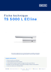 TS 5000 L ECline Fiche technique FR