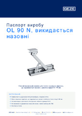 OL 90 N, викидається назовні Паспорт виробу UK