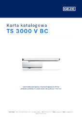 TS 3000 V BC Karta katalogowa PL