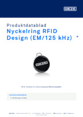 Nyckelring RFID Design (EM/125 kHz)  * Produktdatablad SV