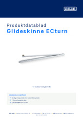 Glideskinne ECturn Produktdatablad DA