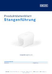 Stangenführung Produktdatenblatt DE
