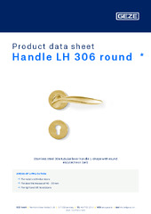 Handle LH 306 round  * Product data sheet EN