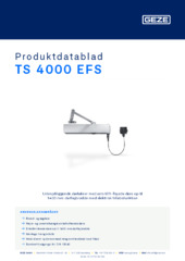 TS 4000 EFS Produktdatablad DA