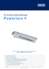 Powerturn F Produktdatablad SV