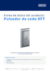Pulsador de codo KFT Ficha de datos del producto ES