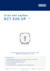 SCT 320 UP  * Ürün veri sayfası TR
