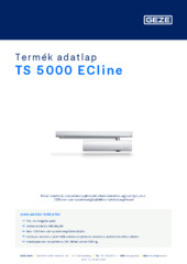 TS 5000 ECline Termék adatlap HU