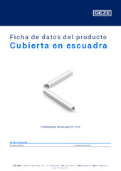 Cubierta en escuadra Ficha de datos del producto ES