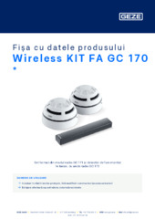 Wireless KIT FA GC 170  * Fișa cu datele produsului RO