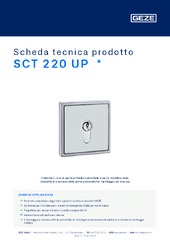 SCT 220 UP  * Scheda tecnica prodotto IT