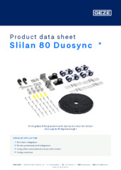Slilan 80 Duosync  * Product data sheet EN