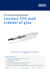 Levolan 120 med sidedel af glas Produktdatablad DA
