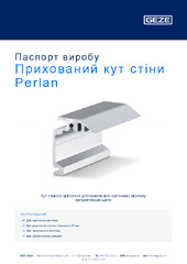 Прихований кут стіни Perlan Паспорт виробу UK