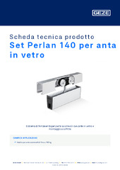 Set Perlan 140 per anta in vetro Scheda tecnica prodotto IT