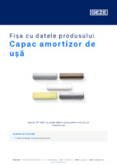 Capac amortizor de ușă Fișa cu datele produsului RO