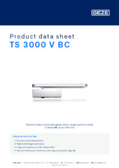 TS 3000 V BC Product data sheet EN