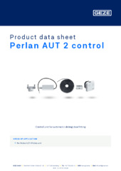 Perlan AUT 2 control Product data sheet EN