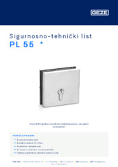 PL 55  * Sigurnosno-tehnički list HR