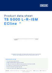 TS 5000 L-R-ISM ECline  * Product data sheet EN