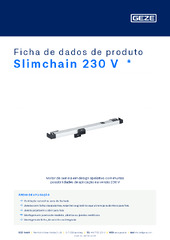 Slimchain 230 V  * Ficha de dados de produto PT